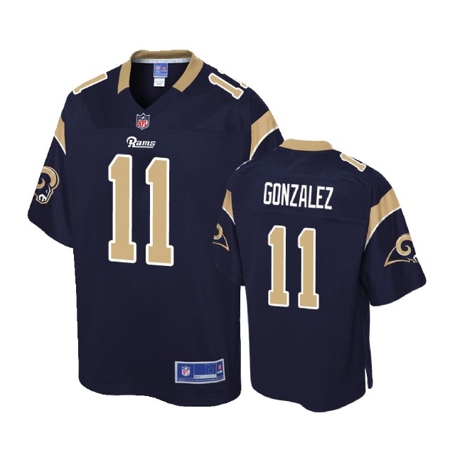 Youth Los Angeles Rams #11 LaQuvionte Gonzalez Navy Player Jersey Youth Los Angeles Rams #11 LaQuvionte Gonzalez Navy Player Jersey