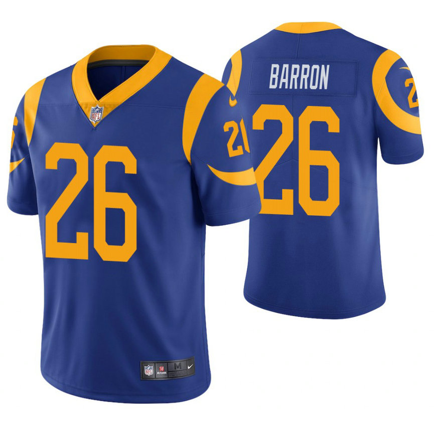 Los Angeles Rams #26 Mark Barron Royal Player Vapor Untouchable Limited Jersey