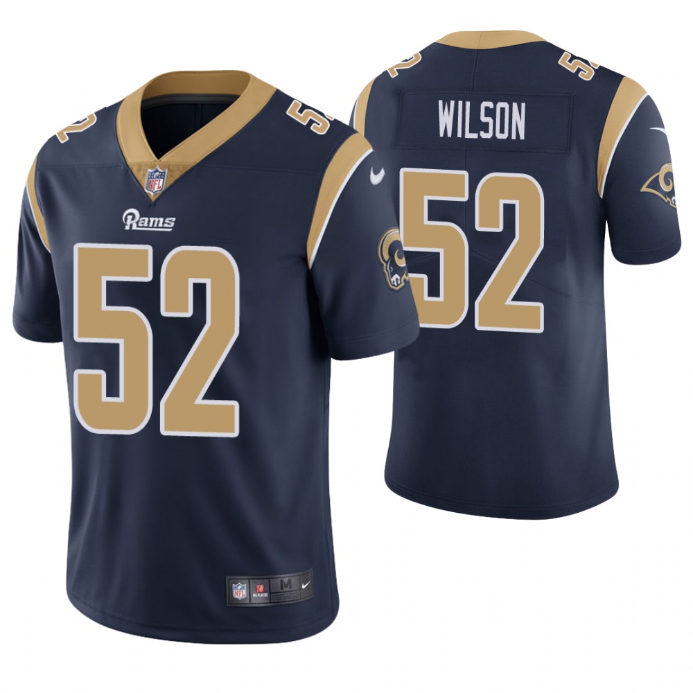 Los Angeles Rams #52 Ramik Wilson Navy Game Jersey Los Angeles Rams #52 Ramik Wilson Navy Game Jersey