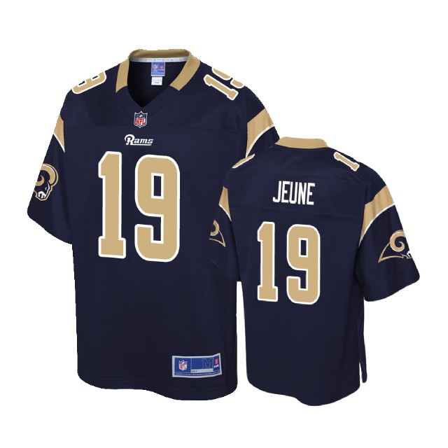 Youth Los Angeles Rams #19 Ricky Jeune Navy Player Jersey Youth Los Angeles Rams #19 Ricky Jeune Navy Player Jersey