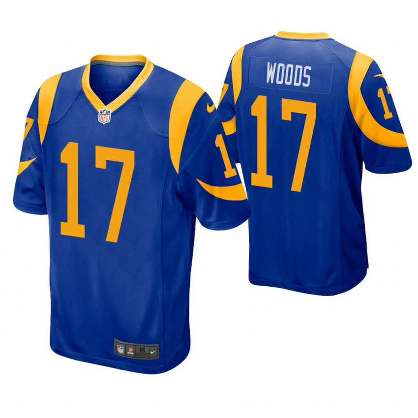 Youth Los Angeles Rams #17 Robert Woods Royal Game Jersey Youth Los Angeles Rams #17 Robert Woods Royal Game Jersey