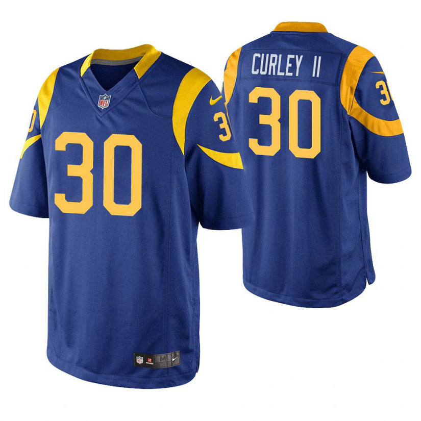 Los Angeles Rams #30 Todd Gurleym Royal Limited Jersey Los Angeles Rams #30 Todd Gurleym Royal Limited Jersey