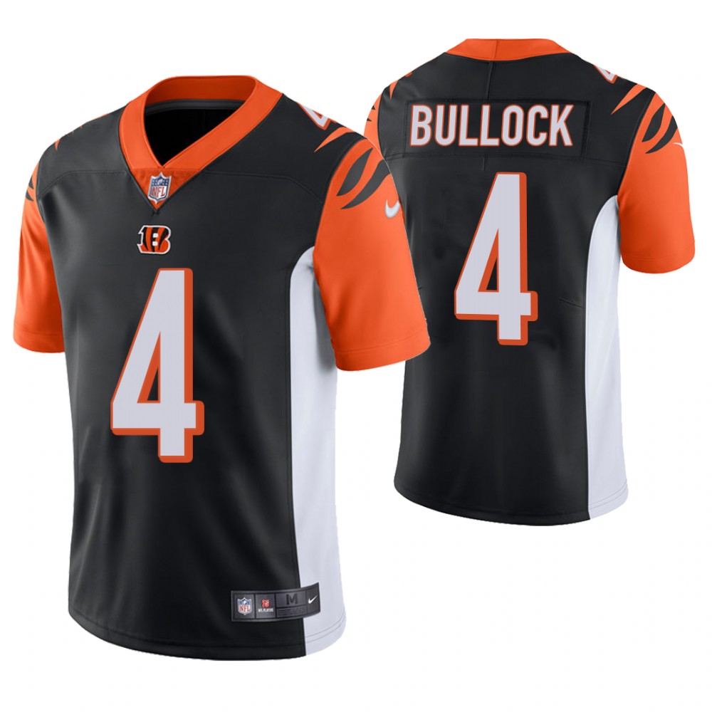 Cincinnati Bengals #4 Randy Bullock Black Vapor Untouchable Limited Player Jersey Cincinnati Bengals #4 Randy Bullock Black Vapor Untouchable Limited Player Jersey