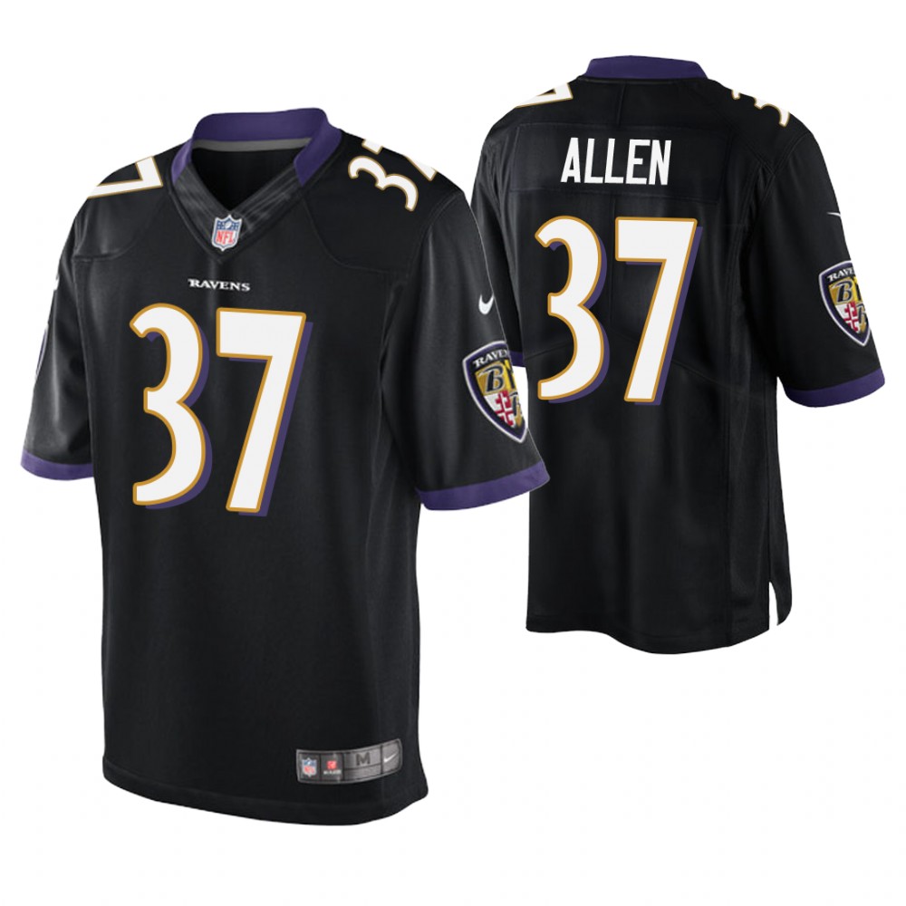 Baltimore Ravens #37 Javorius Allen Black Elite Jersey