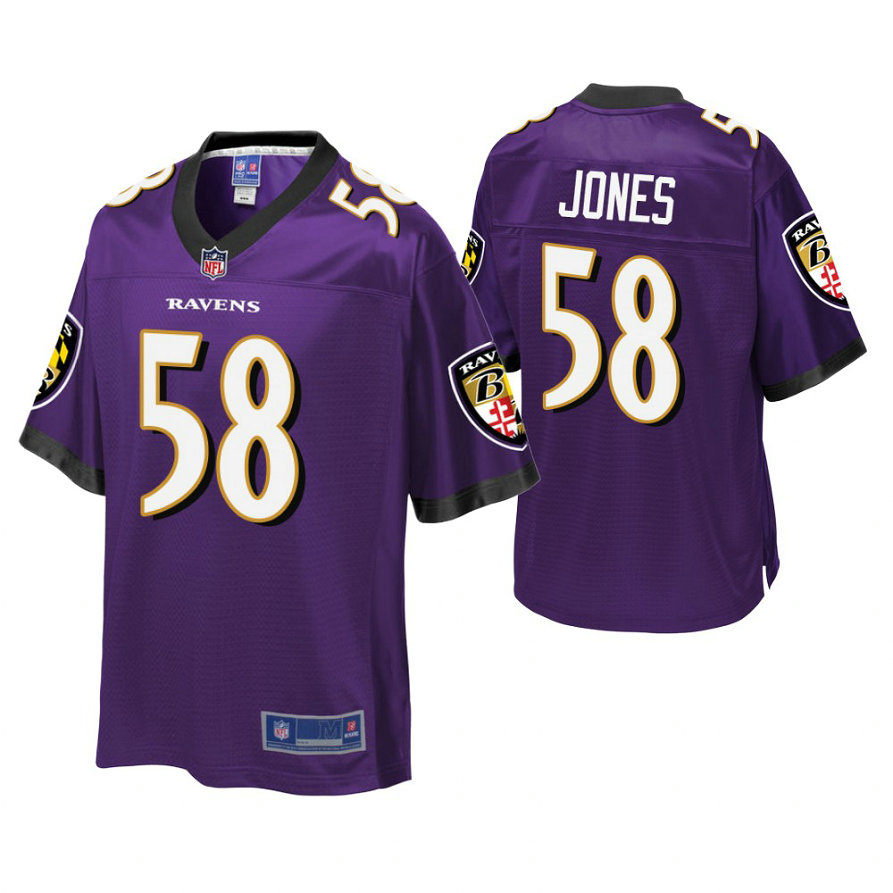 Youth Baltimore Ravens #58 Alvin Jones Purple Player Pro Line Jersey Youth Baltimore Ravens #58 Alvin Jones Purple Player Pro Line Jersey