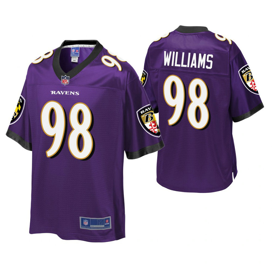 Youth Baltimore Ravens #98 Brandon Williams Purple Player Pro Line Jersey Youth Baltimore Ravens #98 Brandon Williams Purple Player Pro Line Jersey