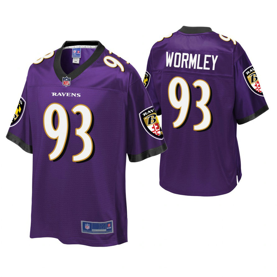 Youth Baltimore Ravens #93 Chris Wormley Purple Player Pro Line Jersey Youth Baltimore Ravens #93 Chris Wormley Purple Player Pro Line Jersey