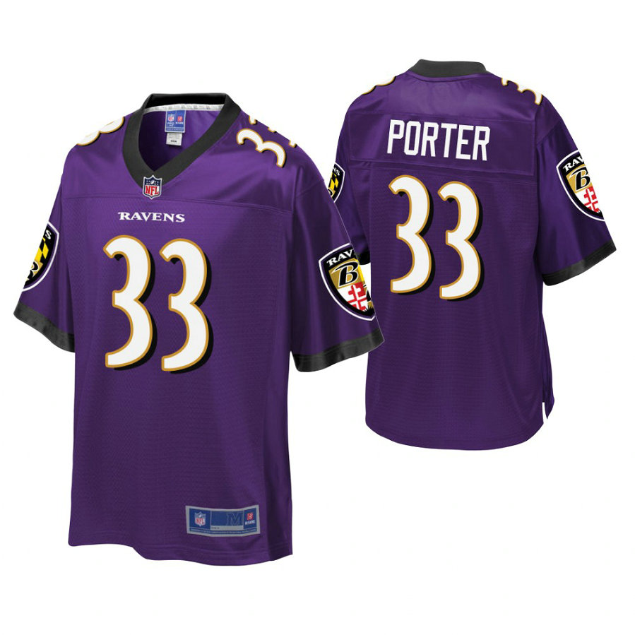 Youth Baltimore Ravens #33 Jackson Porter Purple Player Pro Line Jersey Youth Baltimore Ravens #33 Jackson Porter Purple Player Pro Line Jersey