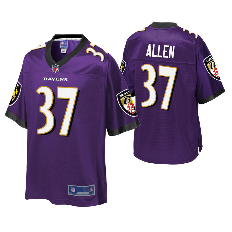 Youth Baltimore Ravens #37 Javorius Allen Purple Player Pro Line Jersey Youth Baltimore Ravens #37 Javorius Allen Purple Player Pro Line Jersey