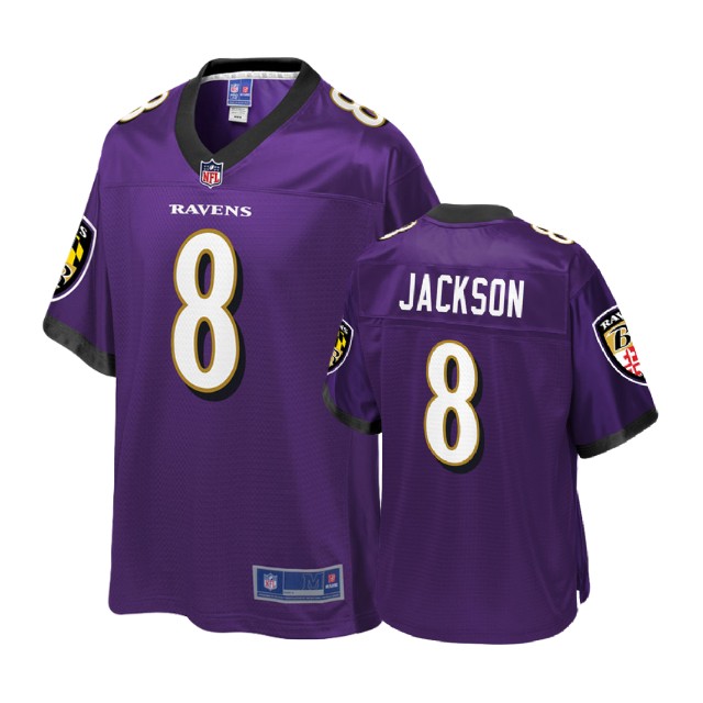 Youth Baltimore Ravens #8 Lamar Jackson Purple Player Pro Line Jersey Youth Baltimore Ravens #8 Lamar Jackson Purple Player Pro Line Jersey