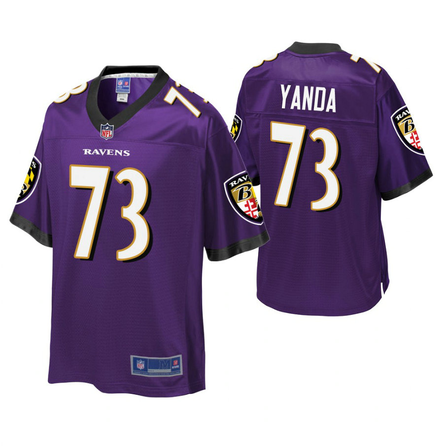 Youth Baltimore Ravens #73 Marshal Yanda Purple Player Pro Line Jersey Youth Baltimore Ravens #73 Marshal Yanda Purple Player Pro Line Jersey