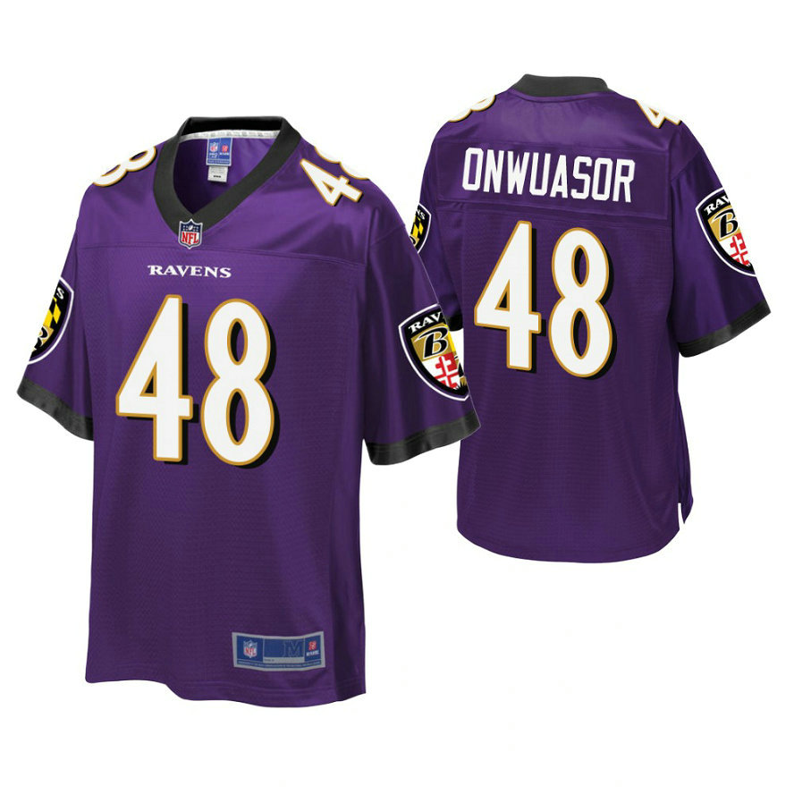 Youth Baltimore Ravens #48 Patrick Onwuasor Purple Player Pro Line Jersey Youth Baltimore Ravens #48 Patrick Onwuasor Purple Player Pro Line Jersey