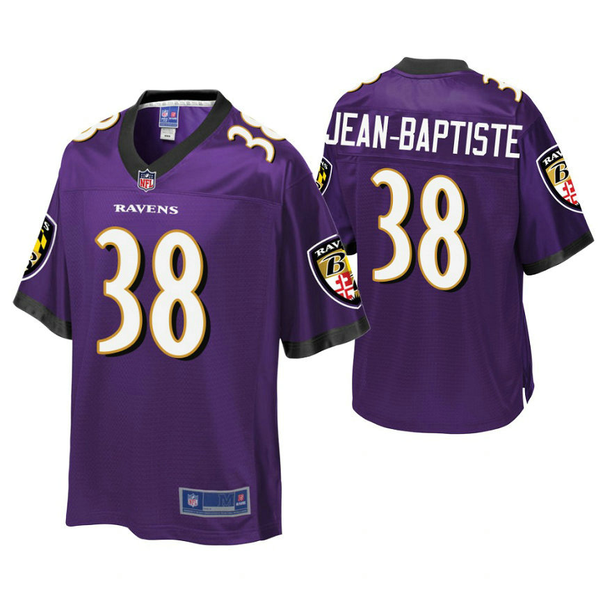 Youth Baltimore Ravens #38 Stanley Jean-Baptiste Purple Player Pro Line Jersey Youth Baltimore Ravens #38 Stanley Jean-Baptiste Purple Player Pro Line Jersey