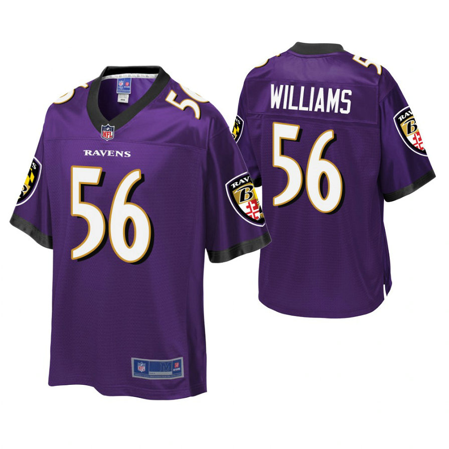 Youth Baltimore Ravens #56 Tim Williams Purple Player Pro Line Jersey Youth Baltimore Ravens #56 Tim Williams Purple Player Pro Line Jersey