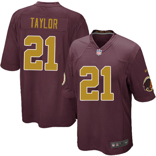 Washington Redskins #21 Sean Taylor Burgundy Game Alternate Jersey