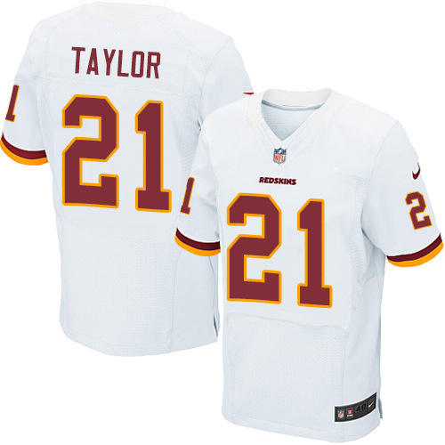 Washington Redskins #21 Sean Taylor White Elite Jersey Washington Redskins #21 Sean Taylor White Elite Jersey