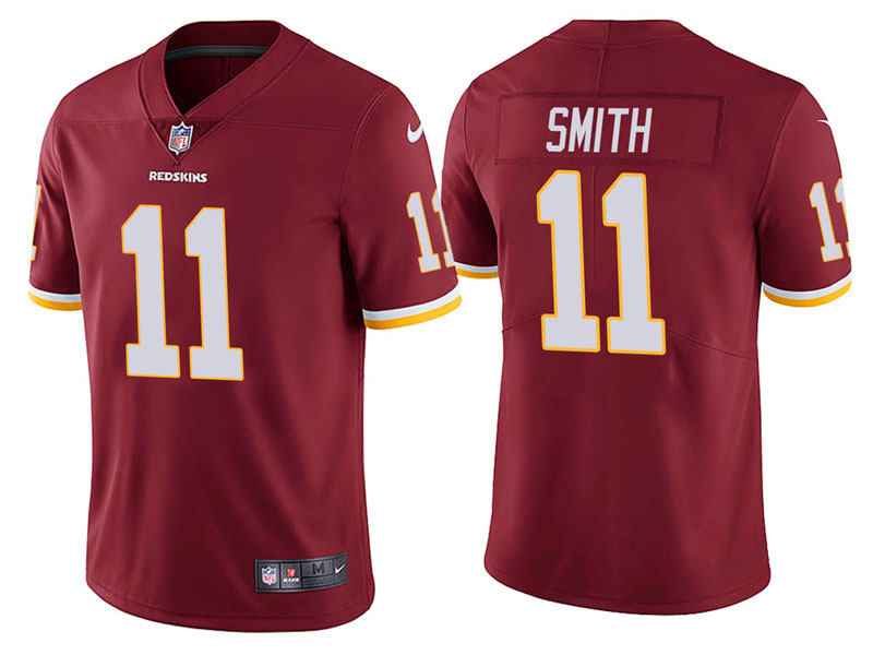 Washington Redskins #11 Alex Smith Burgundy Vapor Untouchable Limited Jersey