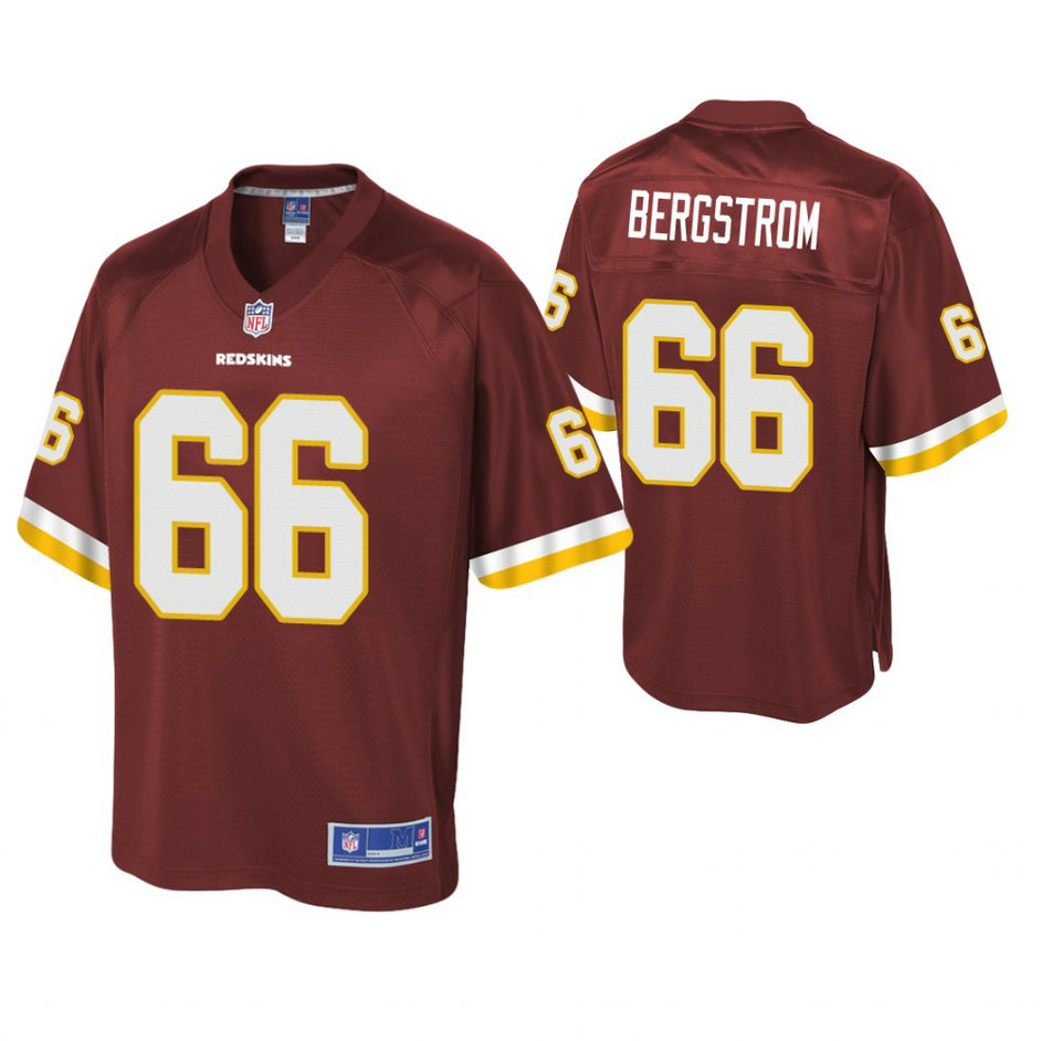 Youth Washington Redskins #66 Tony Bergstrom Burgundy Player Pro Line Jersey