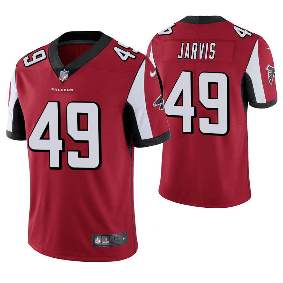 Atlanta Falcons #49 Richard Jarvis Red Vapor Untouchable Limited Player Jersey Atlanta Falcons #49 Richard Jarvis Red Vapor Untouchable Limited Player Jersey