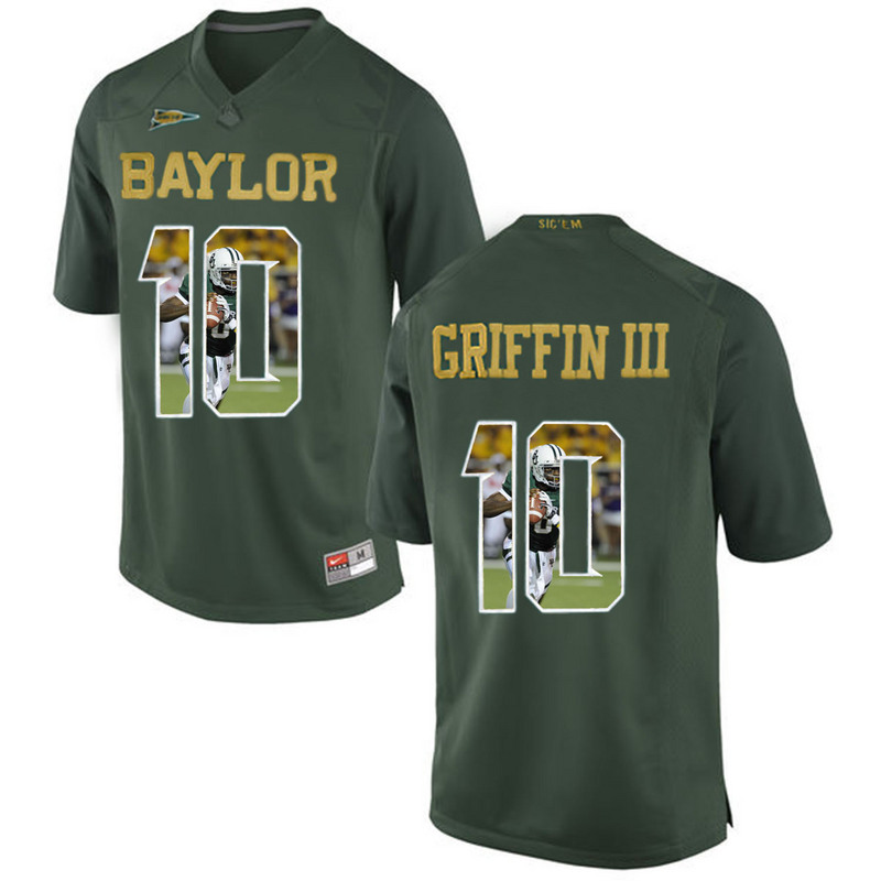 Robert Griffin III #10 Baylor Bears Green College Football Jersey Robert Griffin III #10 Baylor Bears Green College Football Jersey