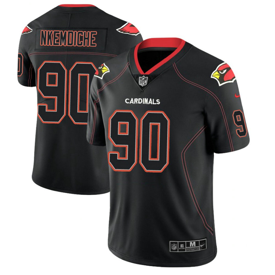 Arizona Cardinals #90 Robert Nkemdiche 2018 Lights Out Color Rush Limited Black Jersey