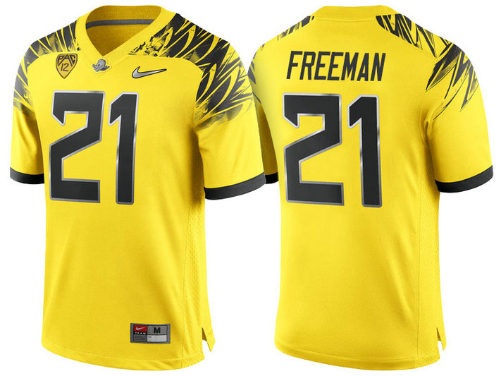 Royce Freeman #21 Oregon Ducks Yellow College Football Jersey Royce Freeman #21 Oregon Ducks Yellow College Football Jersey