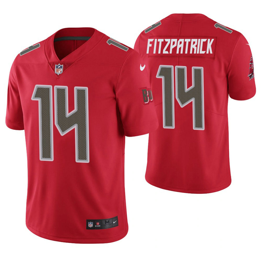 Tampa Bay Buccaneers #14 Ryan Fitzpatrick Red Vapor Untouchable Limited Jersey Tampa Bay Buccaneers #14 Ryan Fitzpatrick Red Vapor Untouchable Limited Jersey