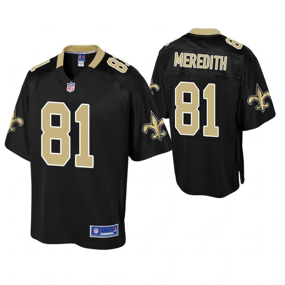 Youth New Orleans Saints #81 Cameron Meredith Black Player Pro Line Jersey Youth New Orleans Saints #81 Cameron Meredith Black Player Pro Line Jersey