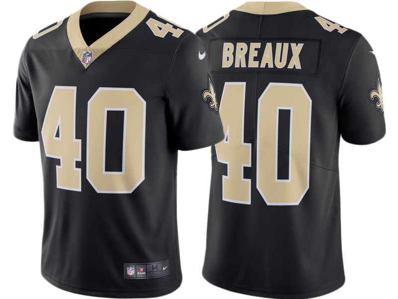New Orleans Saints #40 Delvin Breaux Black Vapor Untouchable Limited Jersey New Orleans Saints #40 Delvin Breaux Black Vapor Untouchable Limited Jersey