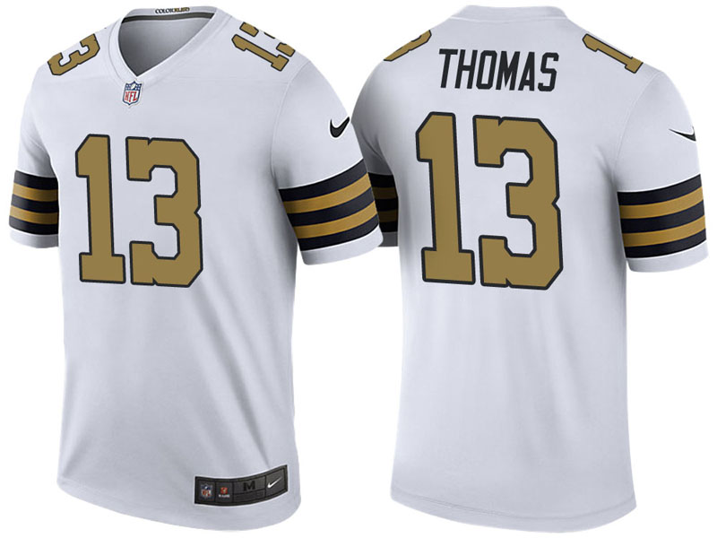 New Orleans Saints #13 Michael Thomas White Color Rush Legend Jersey New Orleans Saints #13 Michael Thomas White Color Rush Legend Jersey