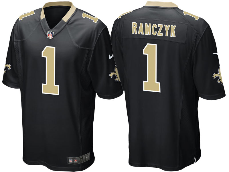New Orleans Saints Ryan Ramczyk Black 2017 Draft 2nd First Round Pick Game Jersey New Orleans Saints Ryan Ramczyk Black 2017 Draft 2nd First Round Pick Game Jersey