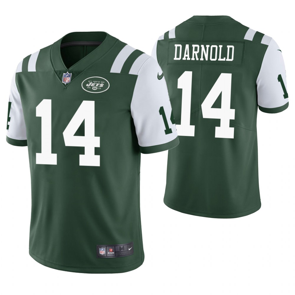 New York Jets #14 Sam Darnold Green Vapor Untouchable Limited Jersey New York Jets #14 Sam Darnold Green Vapor Untouchable Limited Jersey