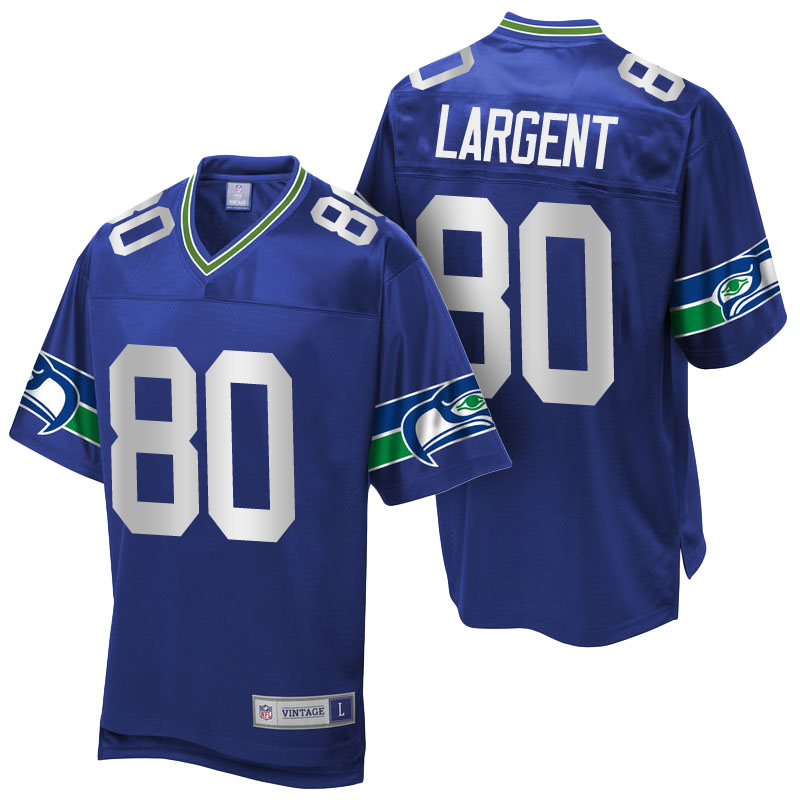 Seattle Seahawks #80 Steve Largent Royal Blue Pro Line Retired Player Jersey Seattle Seahawks #80 Steve Largent Royal Blue Pro Line Retired Player Jersey