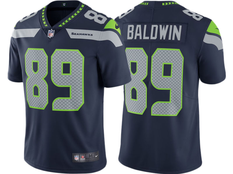 Seattle Seahawks #89 Doug Baldwin College Navy Vapor Untouchable Limited Jersey