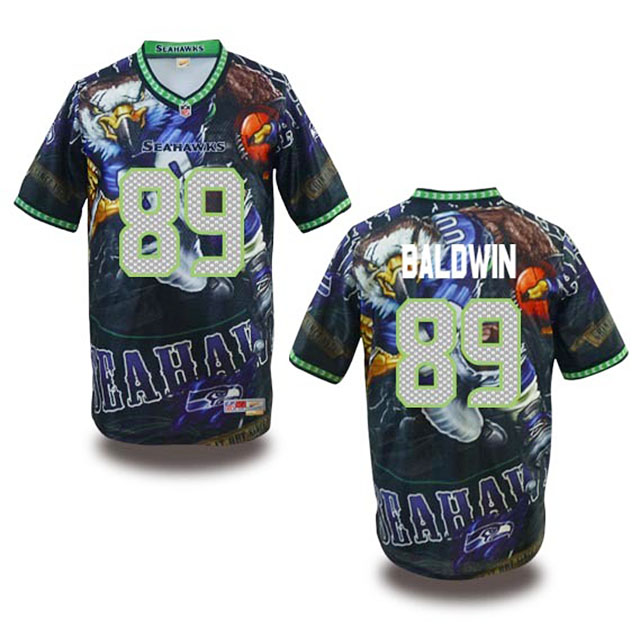 Seattle Seahawks #89 Doug Baldwin Fanatical Fashion Jersey Seattle Seahawks #89 Doug Baldwin Fanatical Fashion Jersey