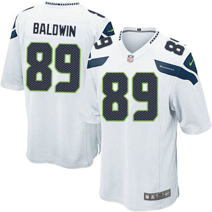 Seattle Seahawks #34 Doug Baldwin White Elite Jersey Seattle Seahawks #34 Doug Baldwin White Elite Jersey
