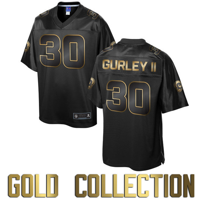 St. Louis Rams #30 Todd Gurley II Super Bowl 50 Black Gold Collection Jersey ( Pre-order ) St. Louis Rams #30 Todd Gurley II Super Bowl 50 Black Gold Collection Jersey ( Pre-order )