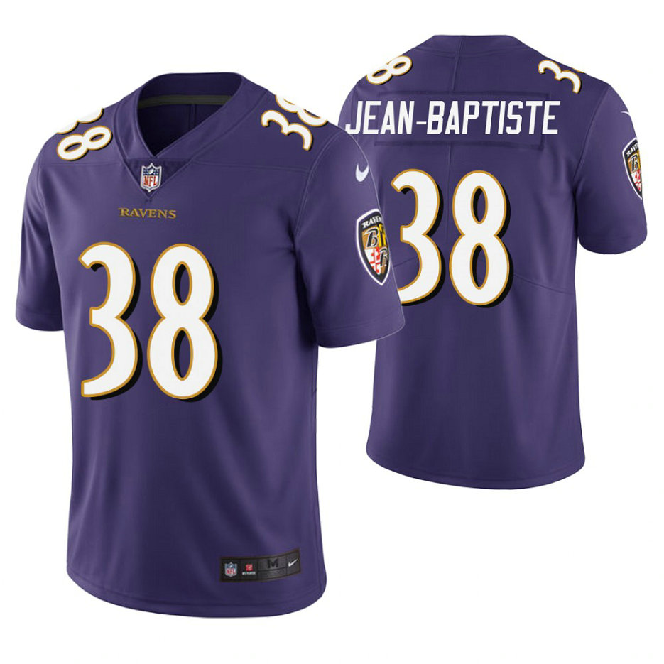 Baltimore Ravens #38 Stanley Jean-Baptiste Purple Vapor Untouchable Limited Jersey Baltimore Ravens #38 Stanley Jean-Baptiste Purple Vapor Untouchable Limited Jersey