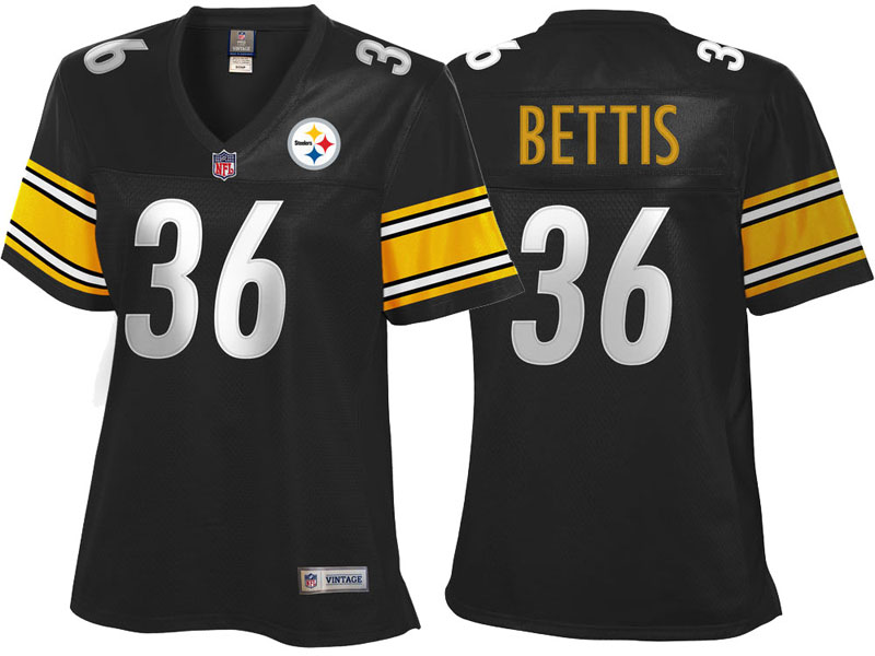 Pittsburgh Steelers #36 Jerome Bettis Black Retired Player Replica Jersey Pittsburgh Steelers #36 Jerome Bettis Black Retired Player Replica Jersey