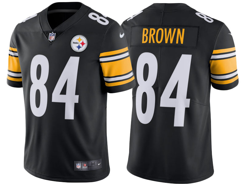 2017 Pittsburgh Steelers #84 Antonio Brown Black Vapor Untouchable Limited Jersey 2017 Pittsburgh Steelers #84 Antonio Brown Black Vapor Untouchable Limited Jersey