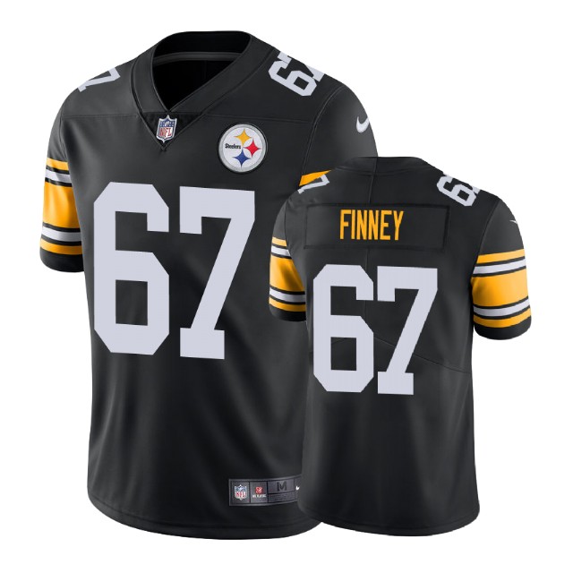 Pittsburgh Steelers #67 B. J. Finney Vapor Untouchable Limited Throwback Black Jersey