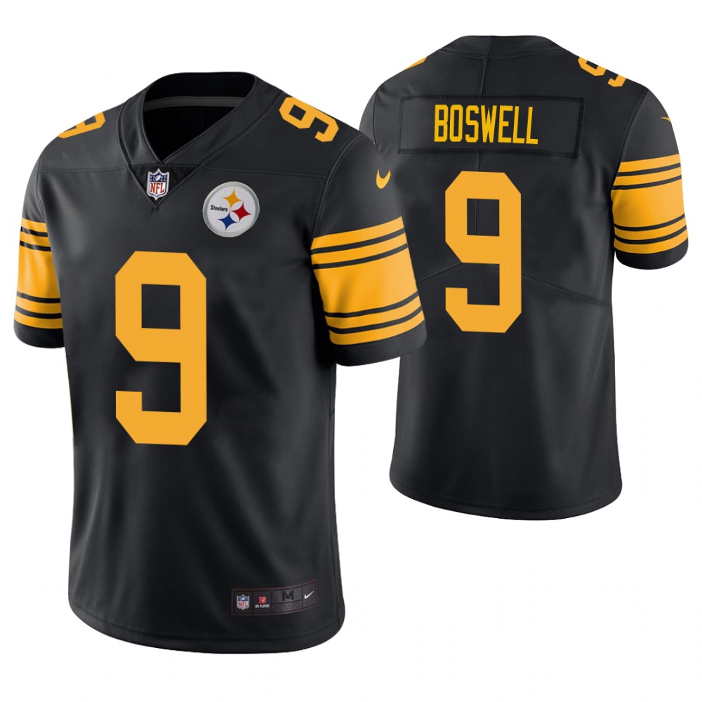 Pittsburgh Steelers #9 Chris Boswell Black Color Rush Legend Jersey Pittsburgh Steelers #9 Chris Boswell Black Color Rush Legend Jersey