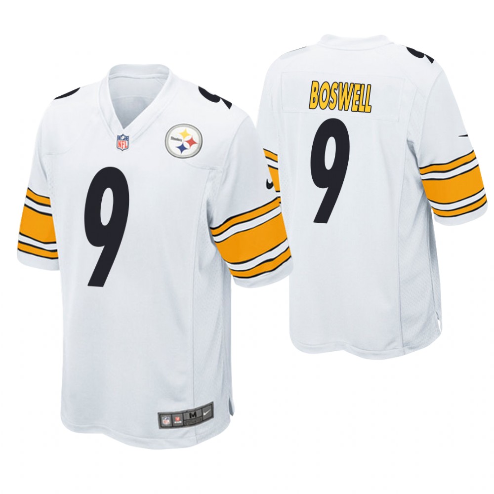 Pittsburgh Steelers #9 Chris Boswell White Game Jersey Pittsburgh Steelers #9 Chris Boswell White Game Jersey