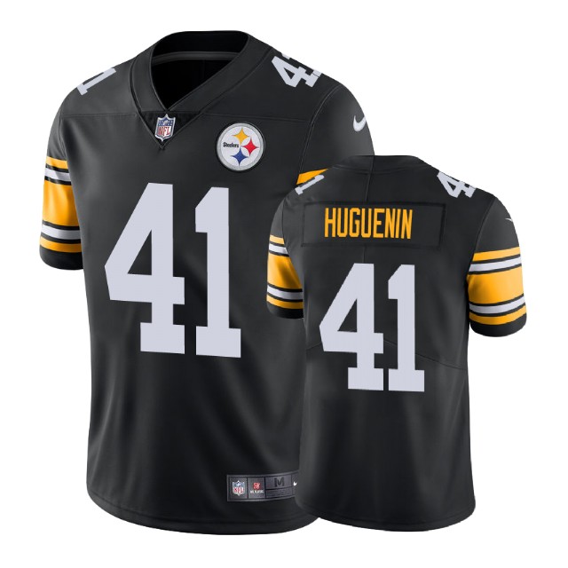 Pittsburgh Steelers #41 Farrington Huguenin Vapor Untouchable Limited Throwback Black Jersey Pittsburgh Steelers #41 Farrington Huguenin Vapor Untouchable Limited Throwback Black Jersey