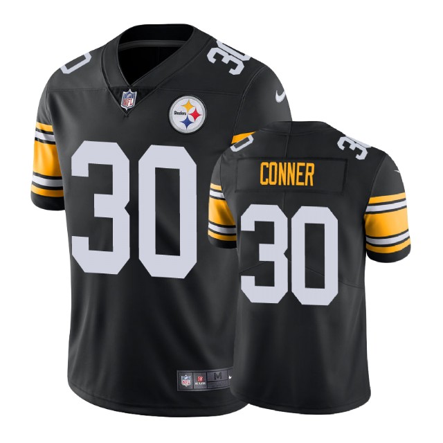 Pittsburgh Steelers #30 James Conner Vapor Untouchable Limited Throwback Black Jersey