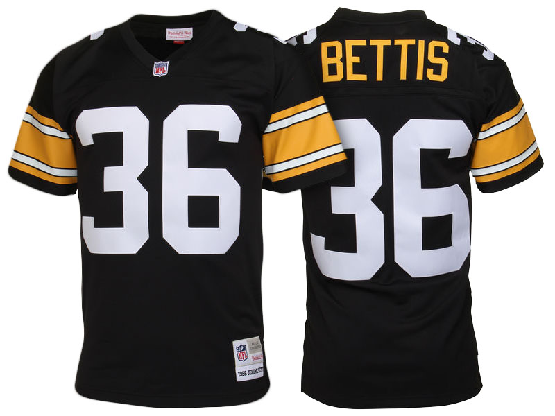 Pittsburgh Steelers #36 Jerome Bettis Black Retired Player Vintage Replica Jersey Pittsburgh Steelers #36 Jerome Bettis Black Retired Player Vintage Replica Jersey