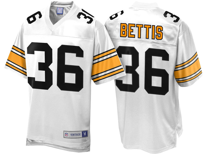 Pittsburgh Steelers #36 Jerome Bettis White Retired Player Jersey Pittsburgh Steelers #36 Jerome Bettis White Retired Player Jersey