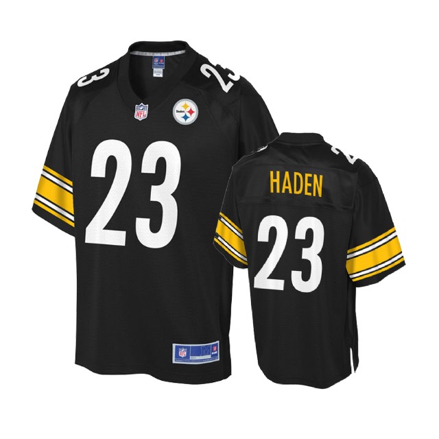 Youth Pittsburgh Steelers #23 Joe Haden Black Team Color Player Jersey