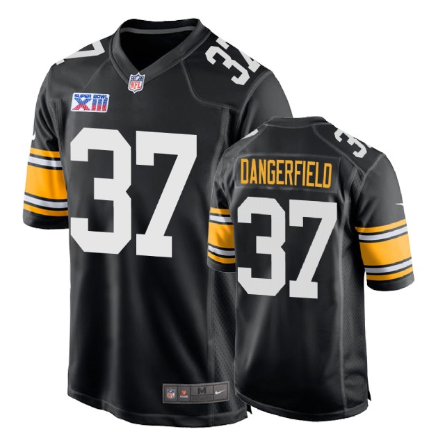 Pittsburgh Steelers #37 Jordan Dangerfield 1978 Throwback Super Bowl XIII Black Jersey Pittsburgh Steelers #37 Jordan Dangerfield 1978 Throwback Super Bowl XIII Black Jersey