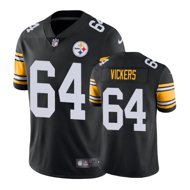 Pittsburgh Steelers #64 Kendall Vickers Vapor Untouchable Limited Throwback Black Jersey